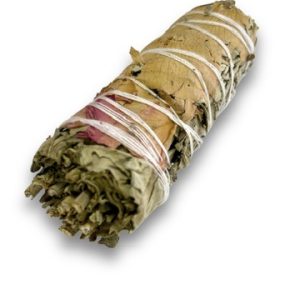 Salvia Blanca y Rosas