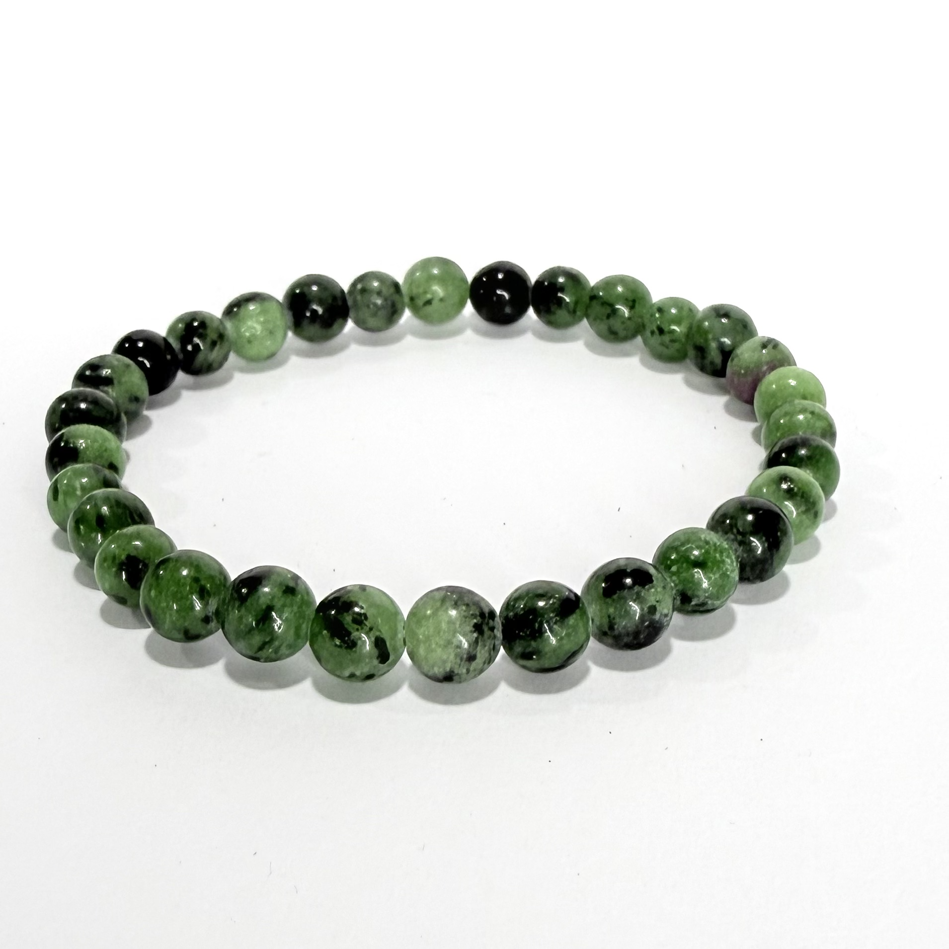 Zoisita con Rubi 6mm