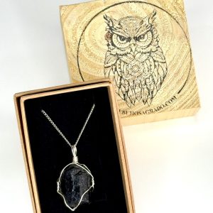 Collar de Turmalina Negra