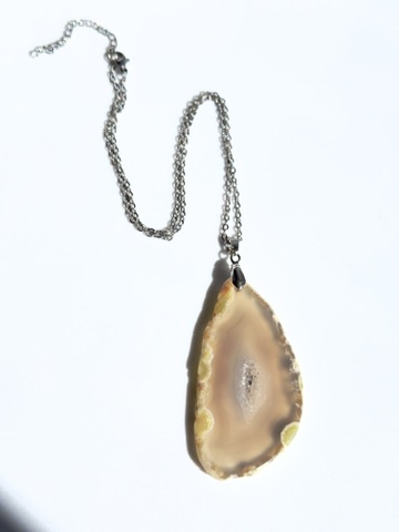 Collar Rodaja de Ágata Natural - Imagen 2