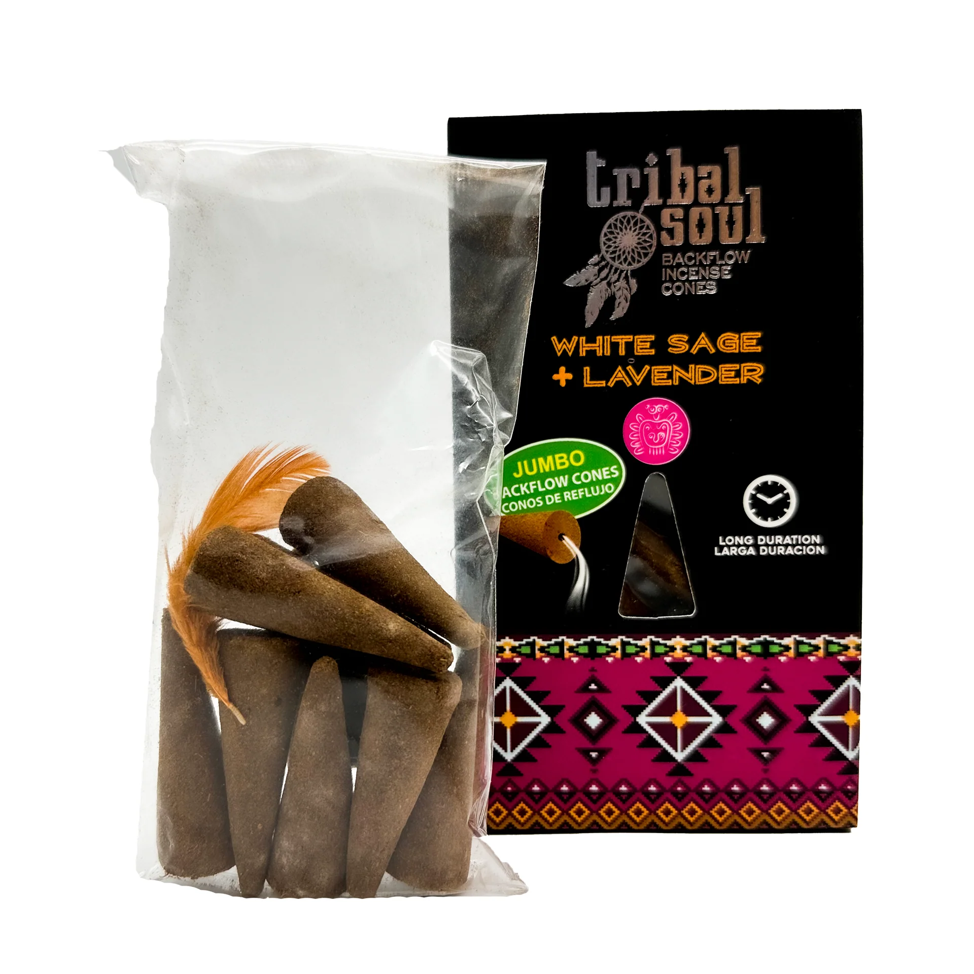 Conos de Reflujo de Salvia Blanca y Lavanda