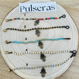 Pulsera Mineral Mano de Fátima