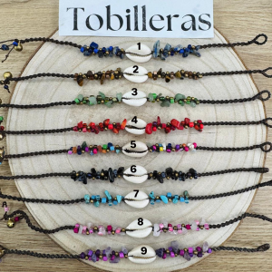 Tobillera Concha y Mineral