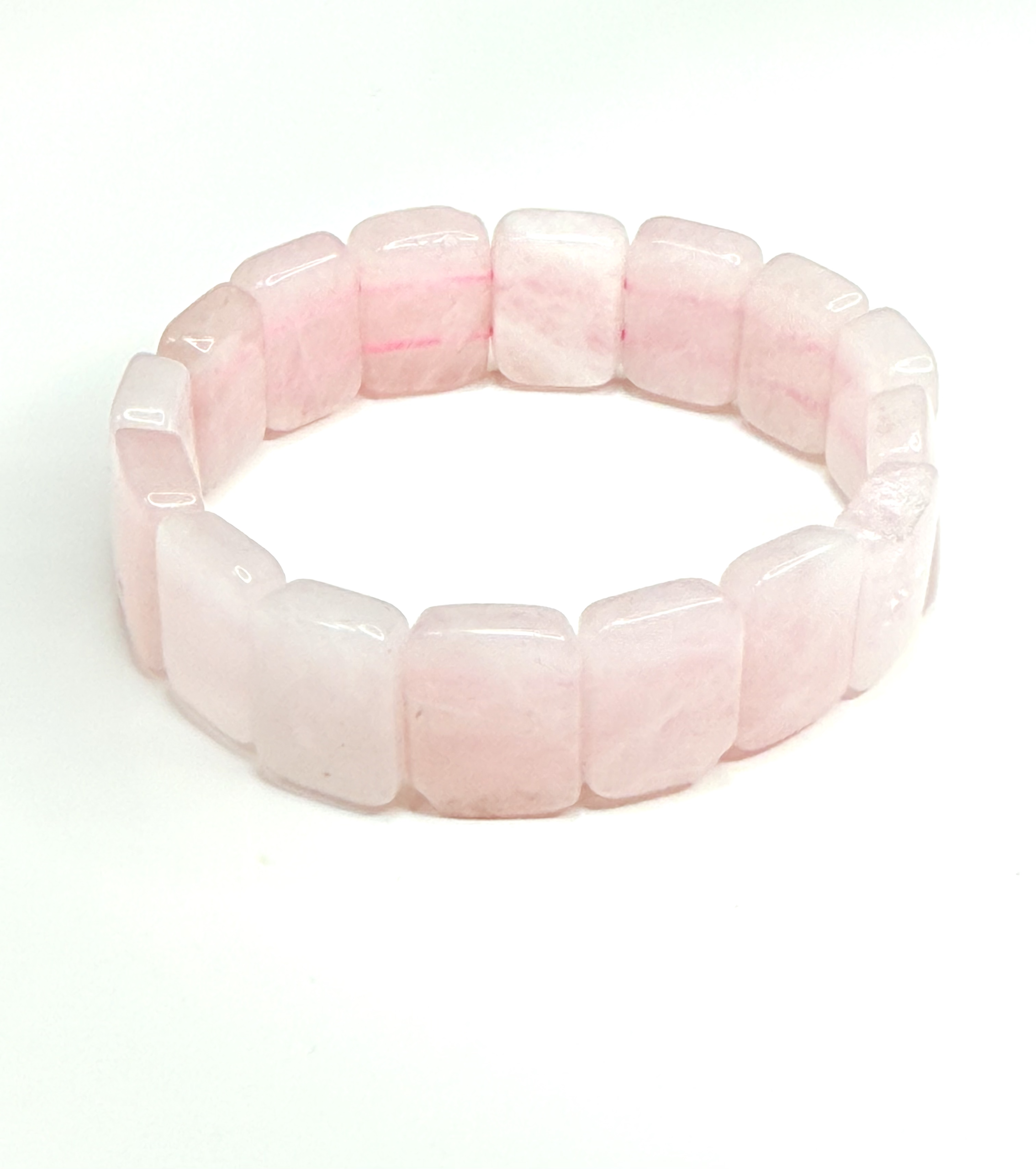 Brazalete Cuarzo Rosa