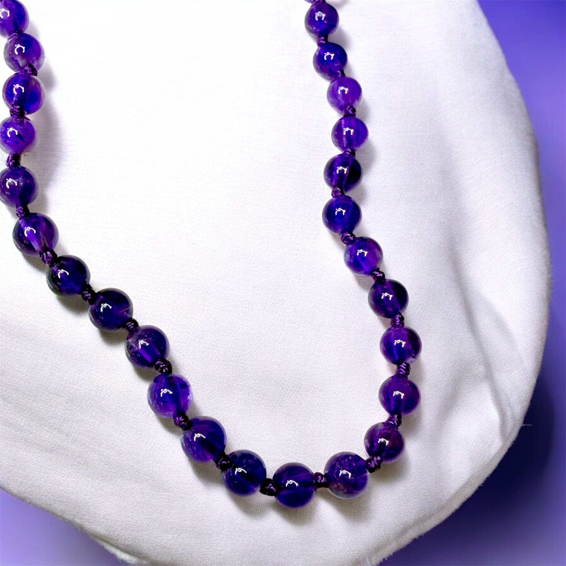 Collar Amatista 4mm - Imagen 2