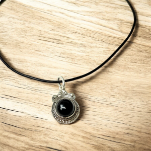 Collar de Onix en Plata