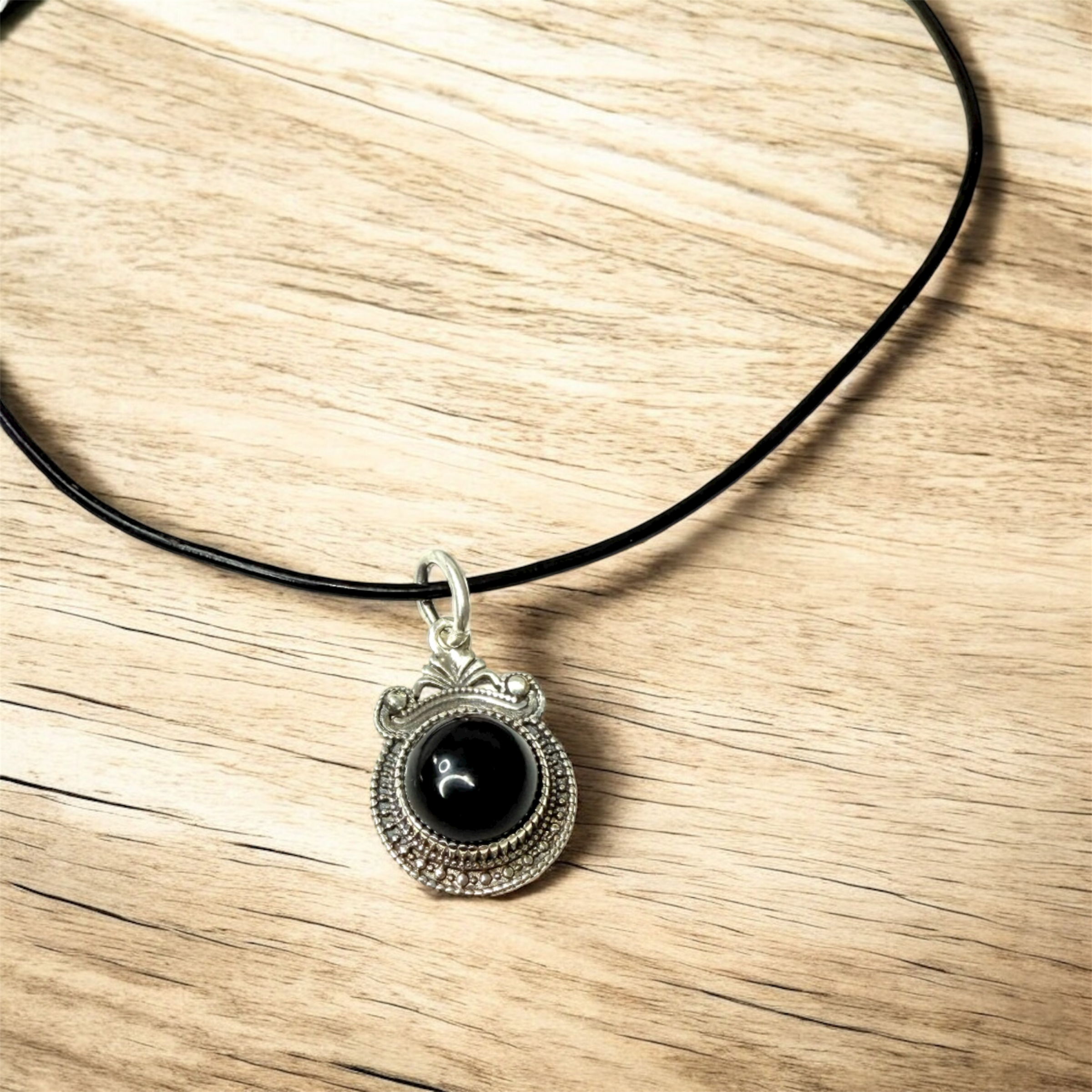 Collar de Onix en Plata