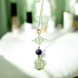 Collar Doble Protección con Amatista