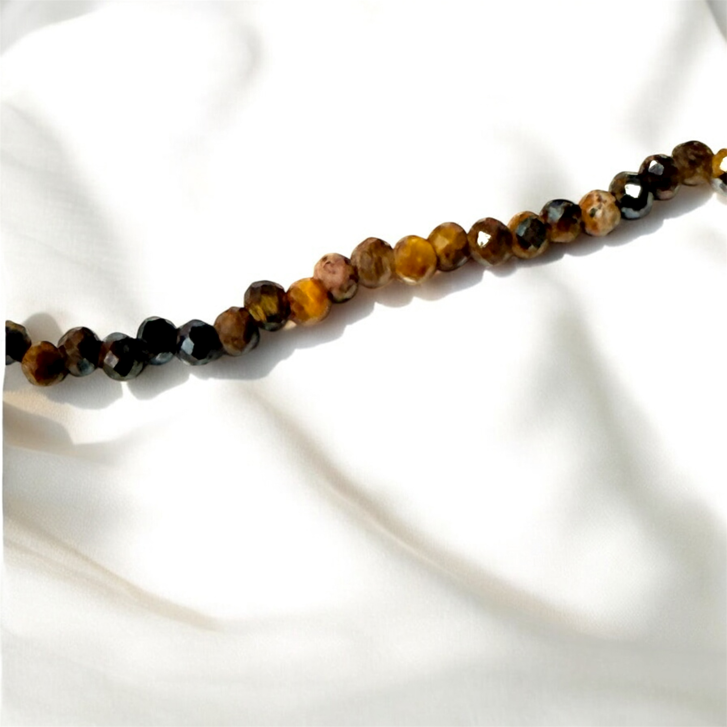 Gargantilla de Ojo de Tigre facetado - Imagen 2