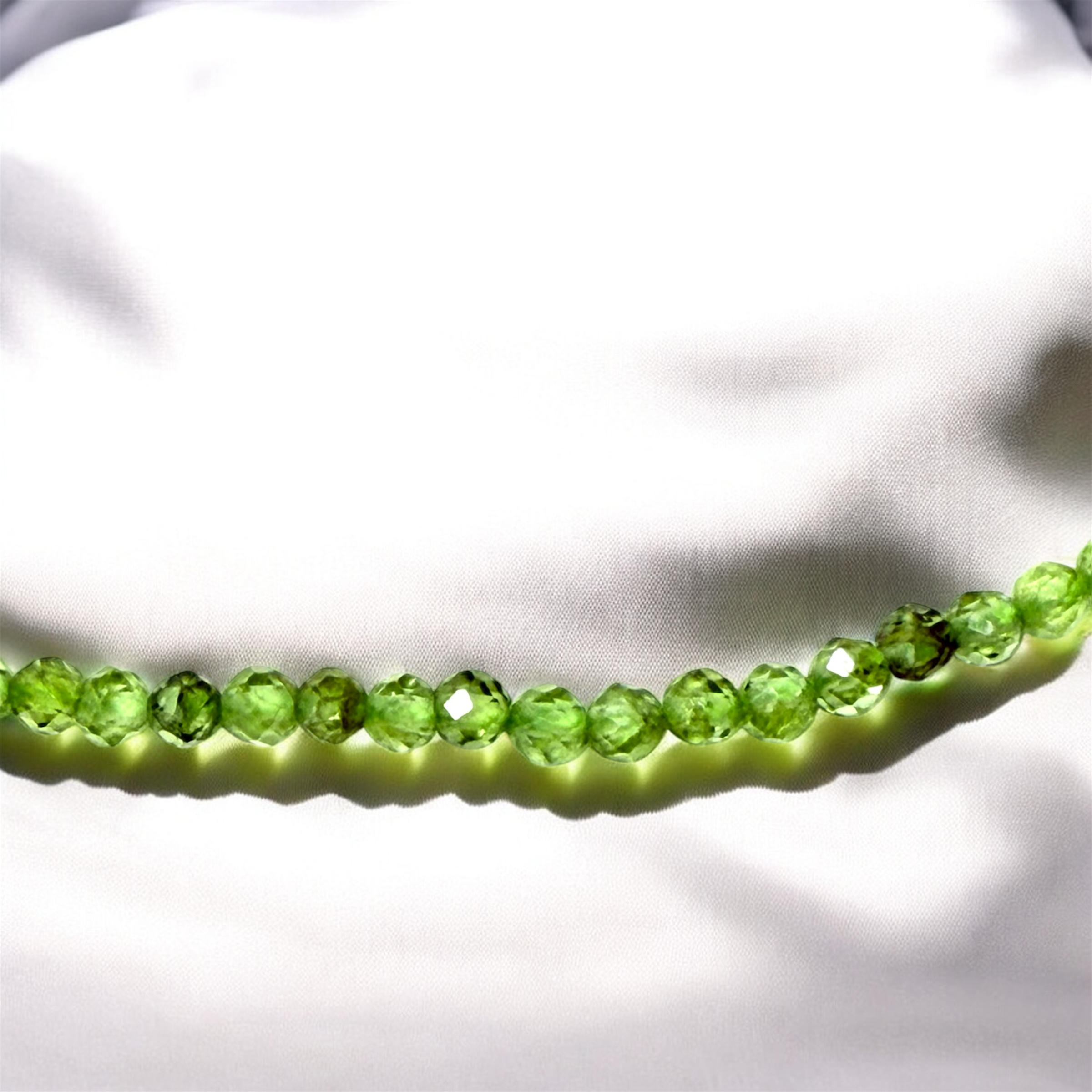 Gargantilla de Peridoto facetado - Imagen 2