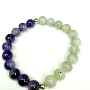 Dual Amatista y Labradorita 8mm