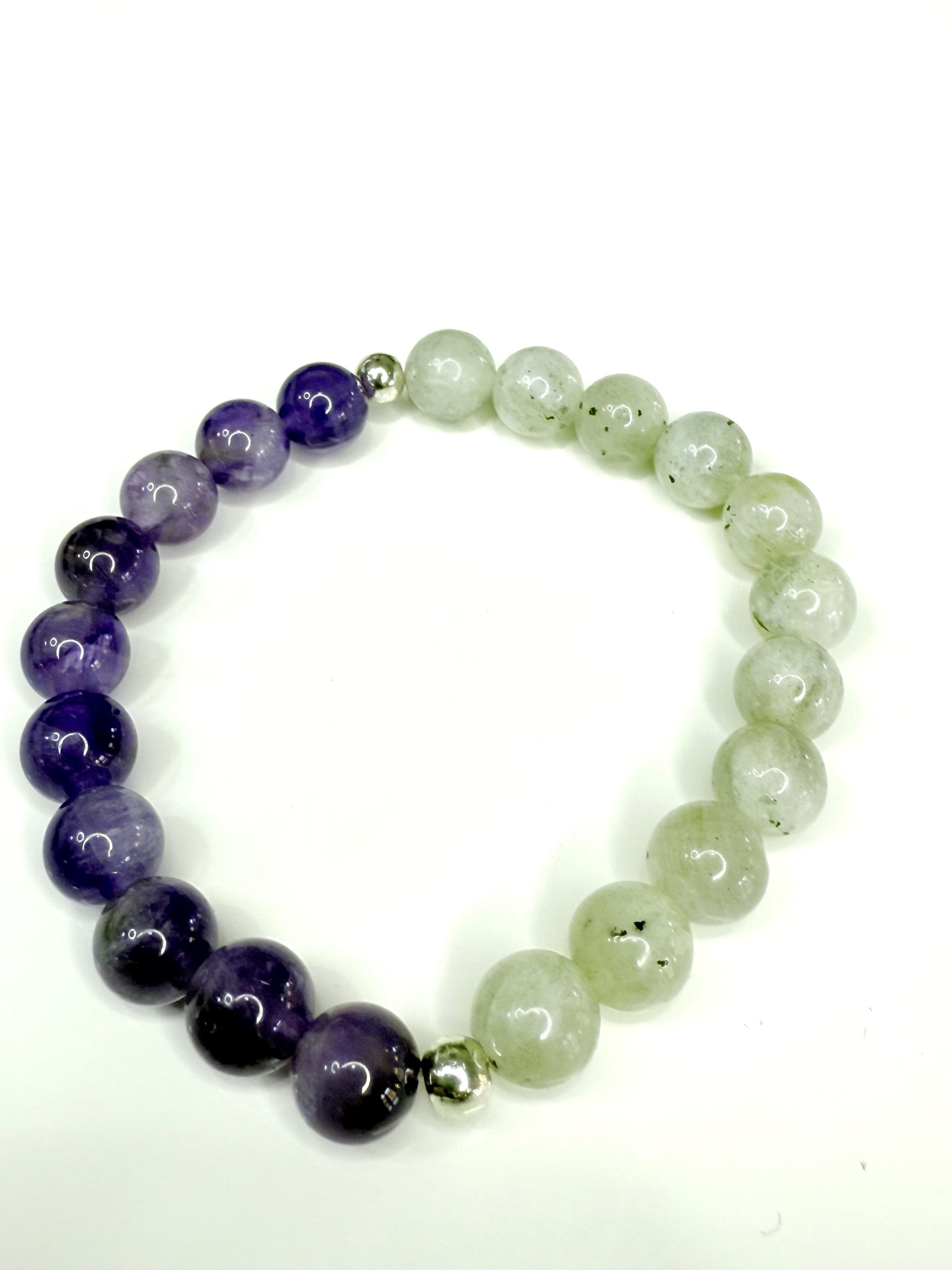 Dual Amatista y Labradorita 8mm