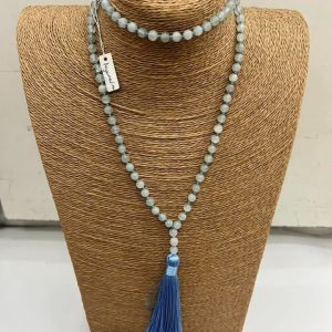 Japa Mala Aguamarina 108