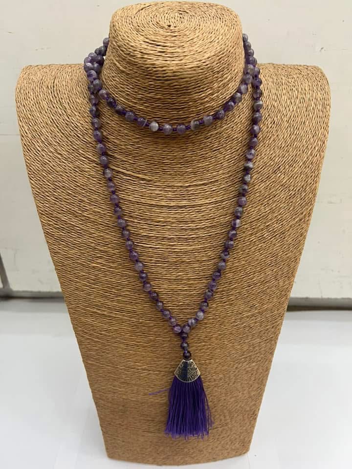 Japa Mala Amatista 108