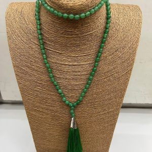 Japa Mala Cuarzo Verde 108