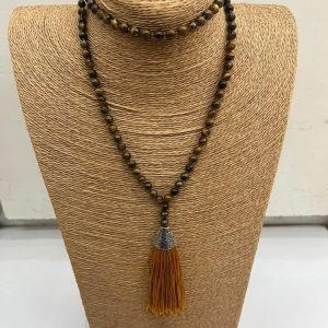 Japa Mala Ojo de Tigre 108