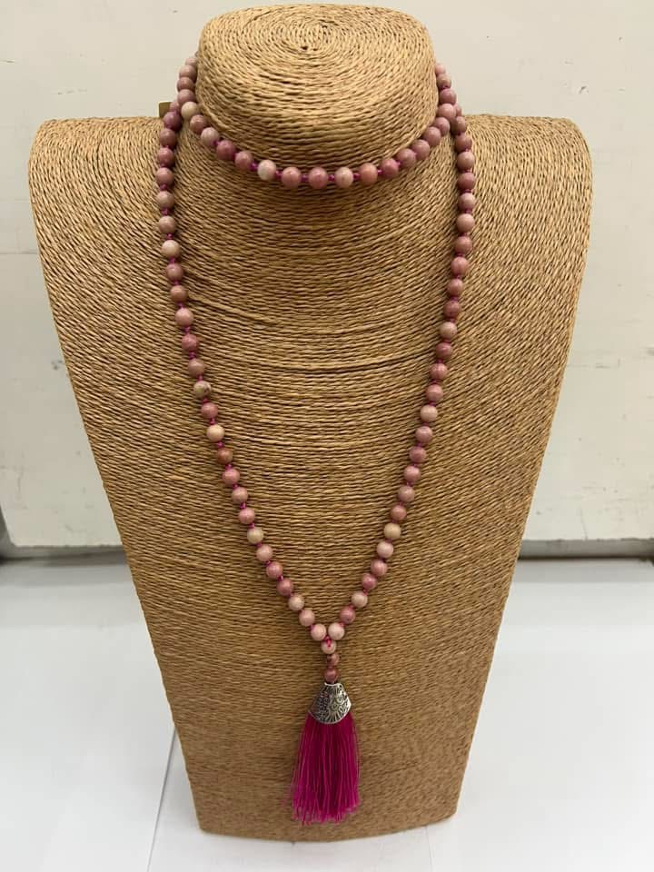Japa Mala Rodonita 108
